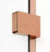 NEW TRENDY Parawan nawannowy Eventa Copper Shine, jednoelementowy, wspornik skośny 60x150 EXK-5694
