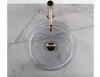REA - Umywalka nablatowa CRISTAL 35 Grey