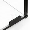 NEW TRENDY Kabina prysznicowa SMART BLACK 1D prostokątna U 100x90x200 szkło czyste 8mm Active Shield 2.0 - UCHWYT RELING EXK-6640