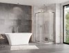 BESCO Kabina prysznicowa 90x90x190 ZARAYA Chrom ZP-90-190-C