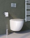 OLTENS Zestaw Oltens Hamnes Kort miska WC wisząca PureRim z deską wolnoopadającą biały 42020000