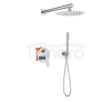 INVENA Zestaw prysznicowy podtynkowy z 2-funkcyjną baterią Alonia chrom BS-70-001-V
