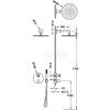 TRES THERM-BOX Zestaw baterii termostatycznej podtynkowej 2-drożnej Therm-box prysznicowej-28325002AC