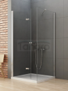 NEW TRENDY Kabina prysznicowa New Soleo, drzwi składane, pojedyncze 80x120 D-0148A/D-0151B/D-0152A/D-0151B