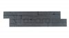 CAPITILE  - Panel ścienny Łupek Czarny - kamienny Stackstone Black Slate łupany, naturalny 10x36x0,8-1,3 cm /opakowanie 0,396m2/