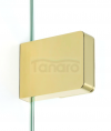 NEW TRENDY Drzwi wnękowe Eventa Gold Shine 170x200 z dodatkową ścianką EXK-4687/EXK-4688