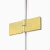 NEW TRENDY Kabina prysznicowa przyścienna PRIME LIGHT GOLD 120x70x200 K-1108/K-1136
