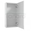 AQUAFORM - szafka łazienkowa wisząca 1D 2S OTTIMA 50 biały połysk 50x60x15  AQ.401-1405011