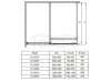 DEANTE - Ścianka prysznicowa PRIZMA walk-in 70 cm chrom  KTJ_037P