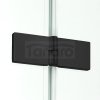 NEW TRENDY Kabina prysznicowa podwójne drzwi składane NEW SOLEO BLACK 100x80x195 D-0236A/D-0238A