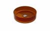 BESCO Umywalka nablatowa Enya Earth Rust + syfon chrom #UME-36-ERC