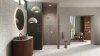 New Trendy NESTA COPPER BRUSHED drzwi prysznicowe 100 cm lewe D-0921A