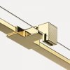 NEW TRENDY Kabina prysznicowa Avexa Gold Shine XR 80x80x200 , podwójne drzwi EXK-6810