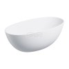 OMNIRES Wanna wolnostojąca SHELL M+ 148 x 75 cm biały mat SHELL148WWBM