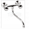 INVENA - Bateria umywalkowo-zlewozmywakowa z wylewką S 250 MODENA  BC-12-F0S-L