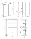 ELITA WISZĄCA FOR ALL 60 2D (31,6) SAGE MATT RE140600061470