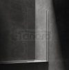 OMNIRES - Parawan nawannowy jednoskrzydłowy KINGSTON CHROM 70 cm  XHE85CRTR