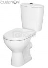 CERSANIT - Wc kompakt 613 ARTECO 010 New CleanOn z deską duroplastową, antybakteryjną, wolnoopadającą z funkcją łatwego wypinania  K667-052