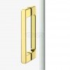 NEW TRENDY Kabina prysznicowa drzwi podwójne przesuwne PRIME LIGHT GOLD 90x80x200 K-1189