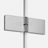 NEW TRENDY Kabina NESTA chrom 2D prostokątna  100x110x200 czyste 6mm Active Shield 2.0 K-3669
