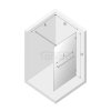 NEW TRENDY Kabina ścianka WALK-IN AVEXA GOLD SHINE z wieszakiem relingowym 140x200 EXK-3231