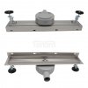AQUALINE Odpływ przyścienny 2w1 z obrotowym syfonem 360° 90cm LSR04900
