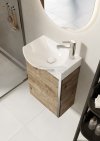 ELITA Szafka z umywalką SET SUMMER 45 1D 44.5 x 68 x 24.5 (cm) DĄB CANELA PDW 168776/RE020450147050