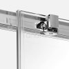 NEW TRENDY Drzwi prysznicowe wnękowe przesuwne PRIME 140x200 D-0334A