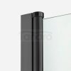 NEW TRENDY Kabina prysznicowa kwadratowa składana NEW SOLEO BLACK 70x70x195 