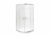 BESCO Kabina prysznicowa półokrągła Modern Chrom 90 x 190 MP-90-190-C