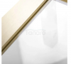 REA - Kabina Prysznicowa Narożna RAPID SLIDE Gold Brush / Złota Szczotkowana - drzwi 110 ścianka 100