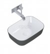 ELITA UMYWALKA RENI BICOLOR 46x33 BLAT, CERAM WHITE HG/ANTHRACITE MATT 146113/RE040460896130
