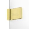 NEW TRENDY Kabina prysznicowa podwójne drzwi uchylne AVEXA GOLD SHINE Linia Platinium 90x110x200 EXK-1861