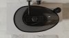 BESCO Umywalka nablatowa Neya Carbon Grey + maskownica biała #UMN-60-CGW