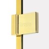 NEW TRENDY Kabina prysznicowa podwójne drzwi uchylne AVEXA GOLD SHINE Linia Platinium 90x80x200 EXK-1696