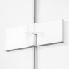 NEW TRENDY Kabina prysznicowa Avexa White 100x80, pojedyncze drzwi EXK-2714/EXK-2744