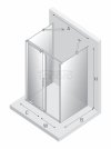 NEW TRENDY Kabina prysznicowa SMART 1D prostokątna przyścienna U 120x80x200 szkło czyste 8mm Active Shield 2.0  EXK-4076	