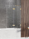 NEW TRENDY Parawan nawannowy AVEXA GOLD SHINE 110x150 EXK-2184/EXK-2185