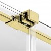 NEW TRENDY Drzwi prysznicowe przesuwne 130x200 SMART LIGHT GOLD EXK-4222