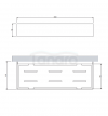 OMNIRES koszyk prysznicowy, 30 x 5 x 11 cm miedź UN10335CP