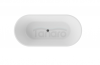 DUPLIKAT: BESCO Wanna wolnostojąca Deeva B&W 150x75 + syfon chrom #WWA-150-DBC