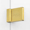 NEW TRENDY Kabina prysznicowa WALK IN AVEXA GOLD BRUSHED 120x200 złoto szczotkowane EXK-7007