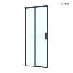 Oltens Breda drzwi prysznicowe 110 cm czarny mat/szkło przezroczyste 21214300