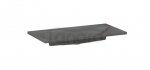 KROFAM - Umywalka kwarcowa EDGE 70cm bez otworu na baterię, beton  ED 7046-47