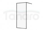 CERSANIT - Kabina prysznicowa walk-in LARGA czarna 90x200 szkło transparentne  S932-138
