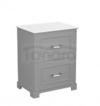 KROFAM - Szafka pod umywalkę OXFORD 60 cm, ciemno szary  OX 6070-54Z-S