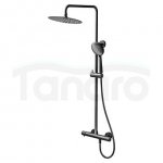 CERSANIT - Kolumna natryskowa ZEN by Cersanit czarny gun metal z baterią termostatyczną  S951-784