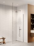 NEW TRENDY Kabina prysznicowa NESTA WALK-IN U 120x200 szkło czyste 8mm Active Shield 2.0 - WSPORNIK SUFITOWY K-1719-WS