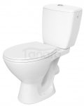 MITO - SET 206 - Wc Kompakt KASKADA z deska polipropylenową i odpływem poziomy K100-206