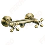 FERRO - Bateria natryskowa ANTICA ścienna dwuuchwytowa  BAI7BR